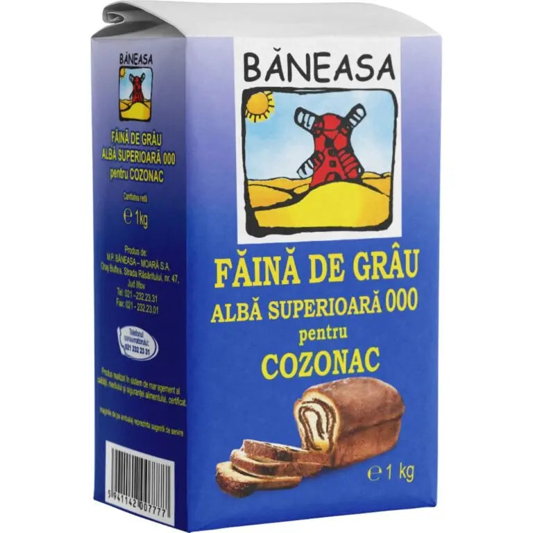 Făină pentru cozonac Băneasa 1Kg